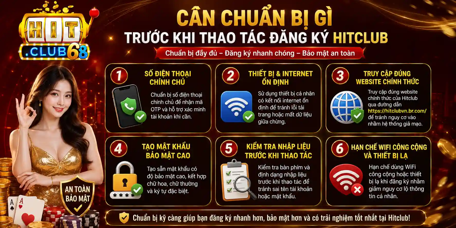 Chuẩn bị gì trước khi đăng ký Hitclub? Chuẩn bị gì trước khi đăng ký Hitclub?