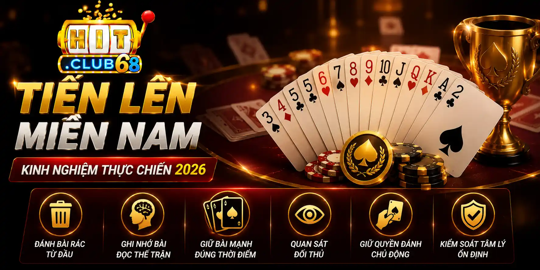 Bật mí kinh nghiệm làm chủ mọi ván Tiến lên miền Nam Bật mí kinh nghiệm làm chủ mọi ván Tiến lên miền Nam