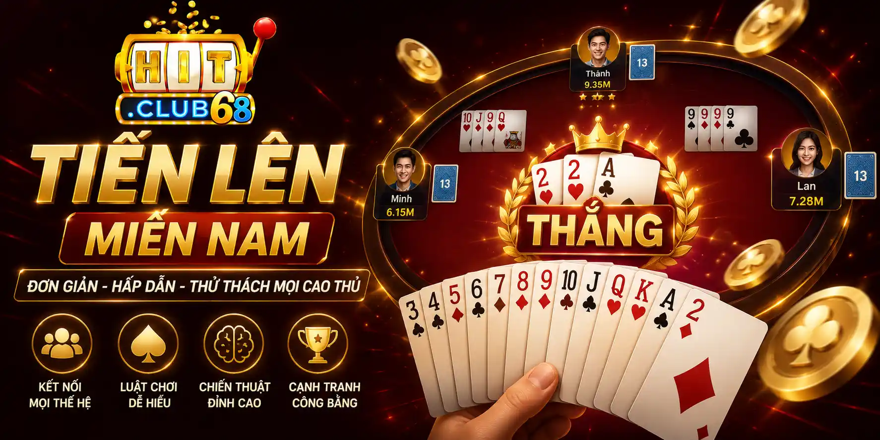 Giải mã sức hút Tiến lên miền Nam Hitclub Giải mã sức hút Tiến lên miền Nam Hitclub